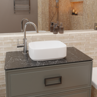 Раковина Charus Torello 30x40 см белый глянцевый, 700-052W