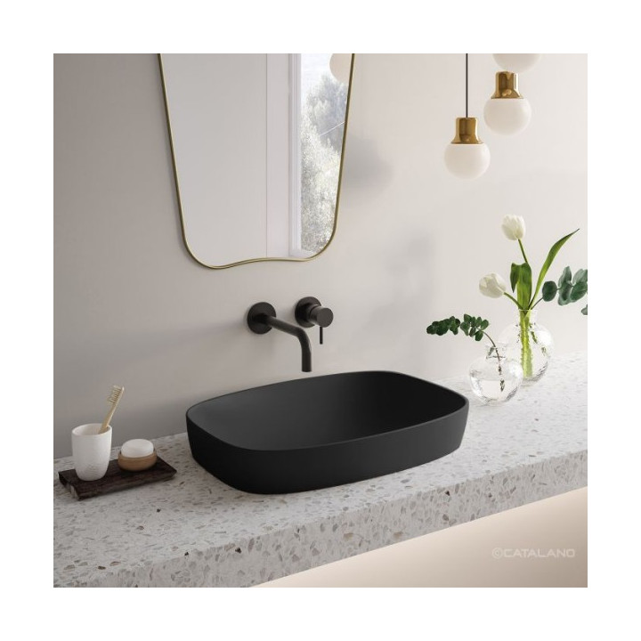 Раковина Catalano Alvea 60x38 см Nero Satinato