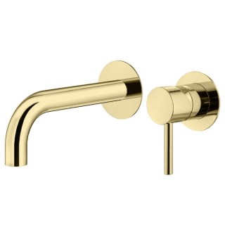 Смеситель для раковины Plumberia Selection IXO золото 24К
