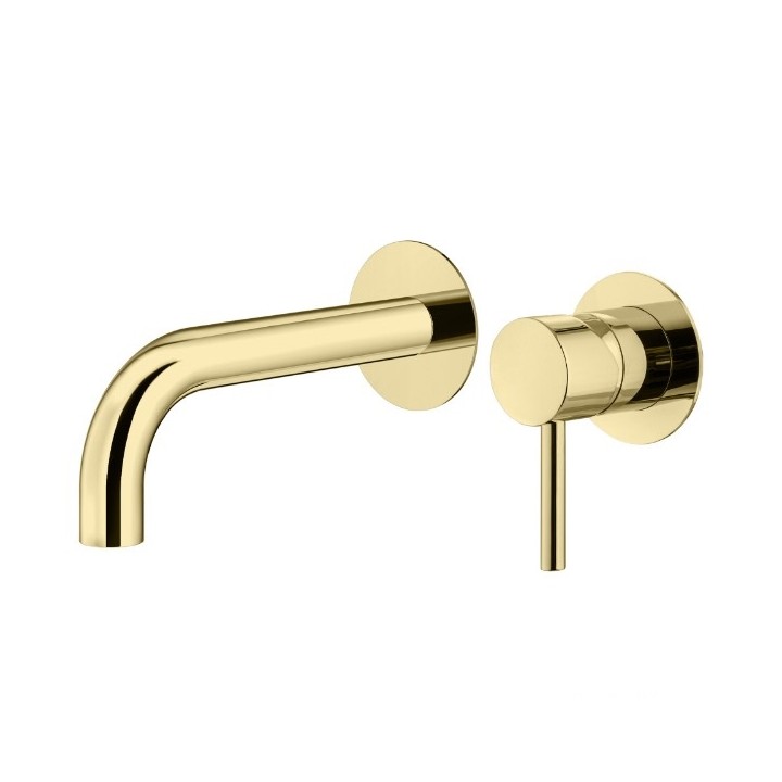 Смеситель для раковины Plumberia Selection IXO золото 24К