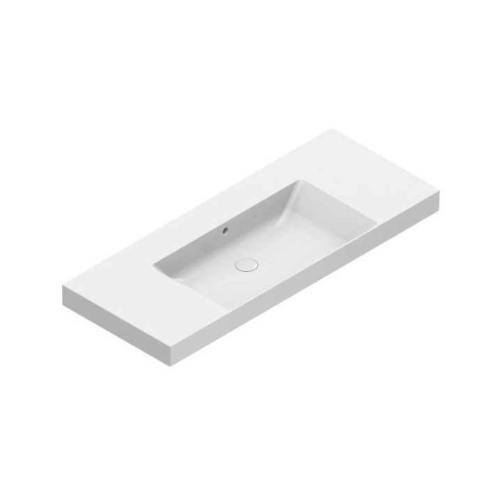 Раковина Catalano Zero 125 см Bianco Lucido