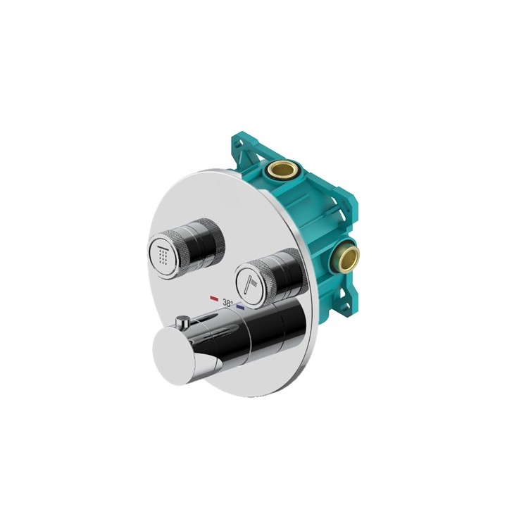 Смеситель Plumberia Selection PSBOX термостат хром