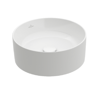 Villeroy&Boch Collaro Раковина накладная 40x40x14.5 см альпийский белый (белый Alpin)