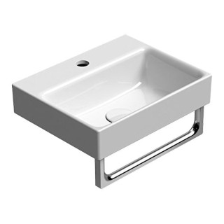 GSI Nubes Раковина прямоугольная 40x32 Bianco Lucido