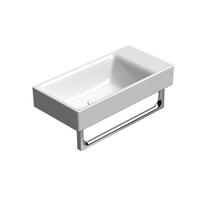 Раковина GSI Nubes 50x25 Bianco Lucido