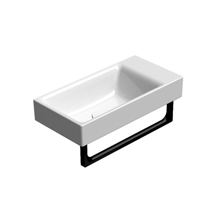 Раковина GSI Nubes 50x25 Bianco Lucido