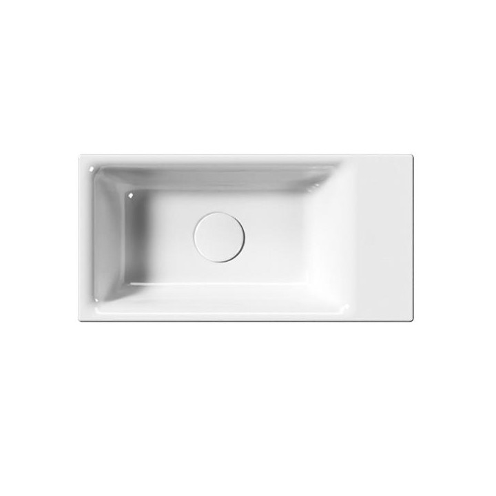 Раковина GSI Nubes 50x25 Bianco Lucido