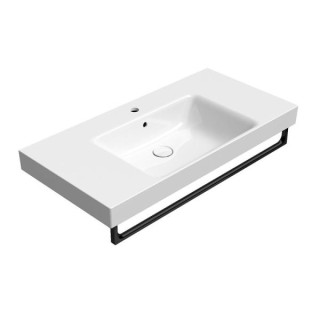 GSI Nubes Раковина прямоугольная 100x50 Bianco Lucido