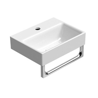 Раковина GSI Nubes 36x28 см, Bianco Lucido