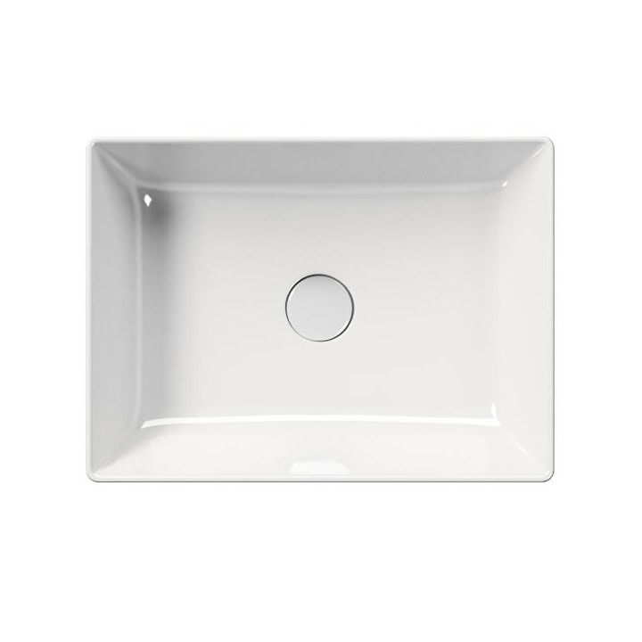 Раковина GSI Kube X 50x37 см белая, 942911