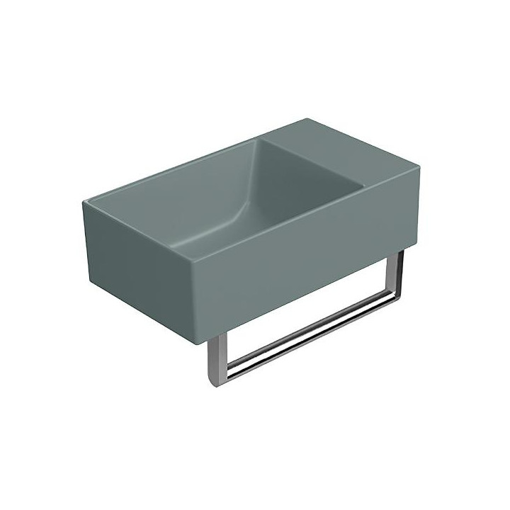 Раковина GSI Kube X 40x23 Agave Opaco, 9484004