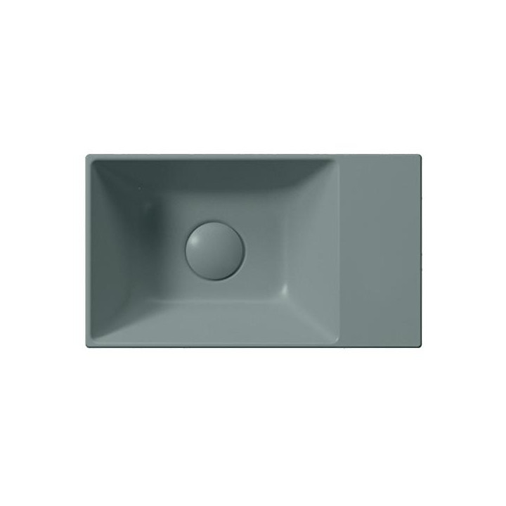 Раковина GSI Kube X 40x23 Agave Opaco, 9484004