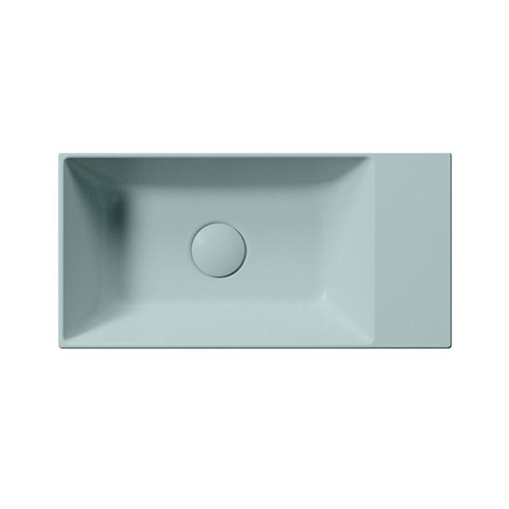Раковина GSI Kube X Ghiaccio Opaco 50x25, 9486015