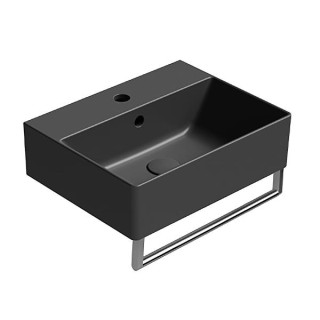 Раковина GSI Kube X черная 45x35, 9485126