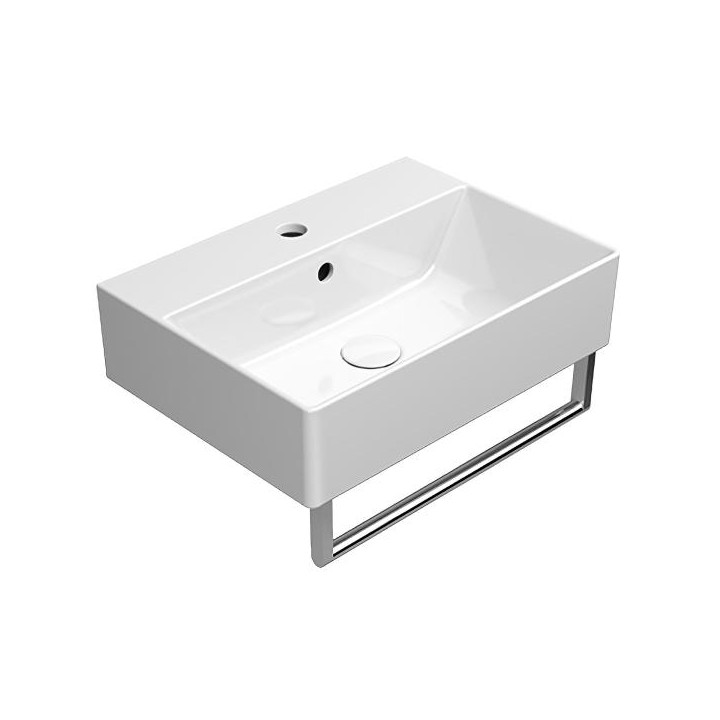 Раковина GSI Kube X 50x37 Bianco Lucido
