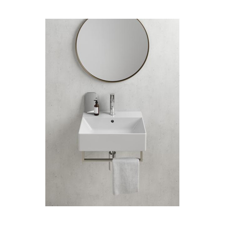 Раковина GSI Kube X 50x37 Bianco Lucido