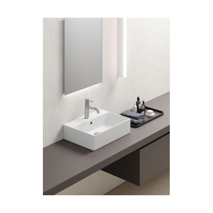 Раковина GSI Kube X 50x37 Bianco Lucido