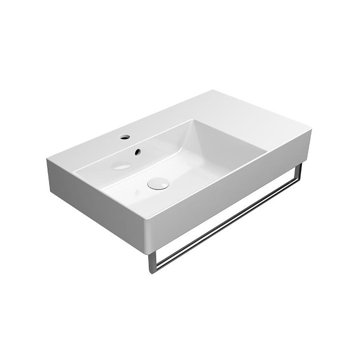 Раковина GSI Kube X 80x47 Bianco Lucido, 9456111