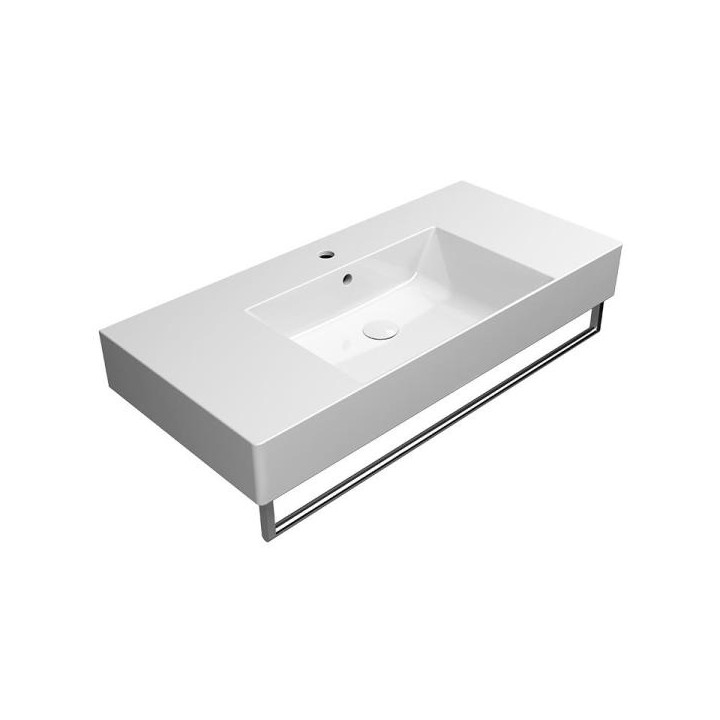 Раковина GSI Kube X 100x47 Bianco Lucido, 9451111