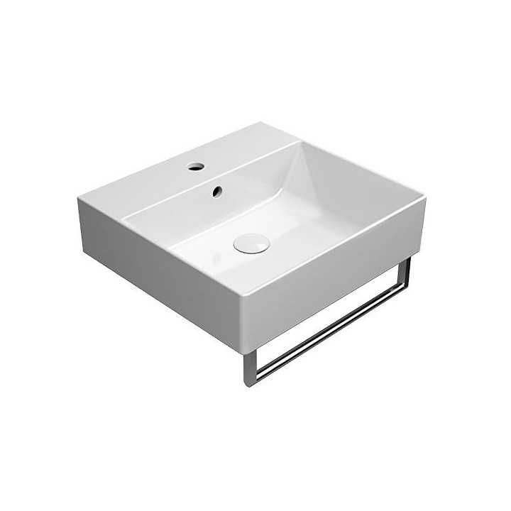 Раковина GSI Kube X 50x47 Bianco Lucido, 9430111