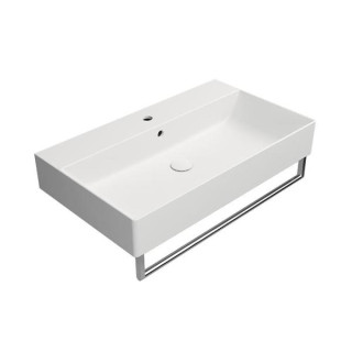 Раковина GSI Kube X 80x47 см белая, 9422109