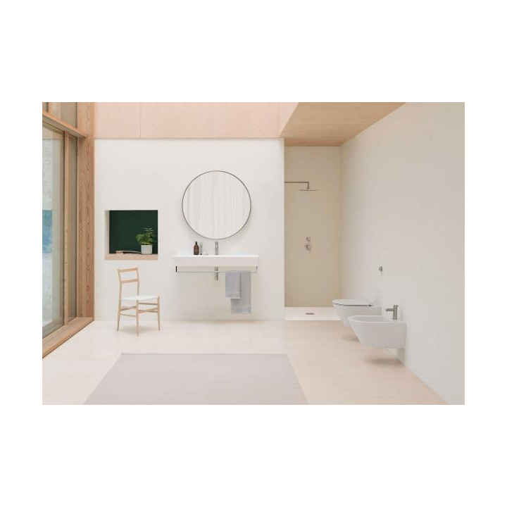 Раковина GSI Kube X 120x47 Bianco Lucido