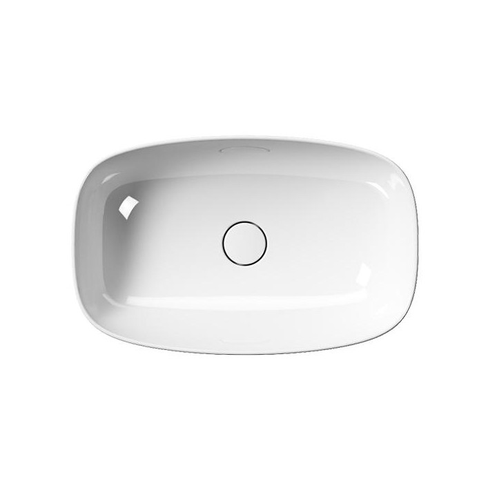 Раковина GSI Nubes 60x38 Bianco Lucido
