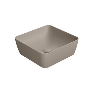 Раковина GSI Nubes 38x38 Tortora Opaco