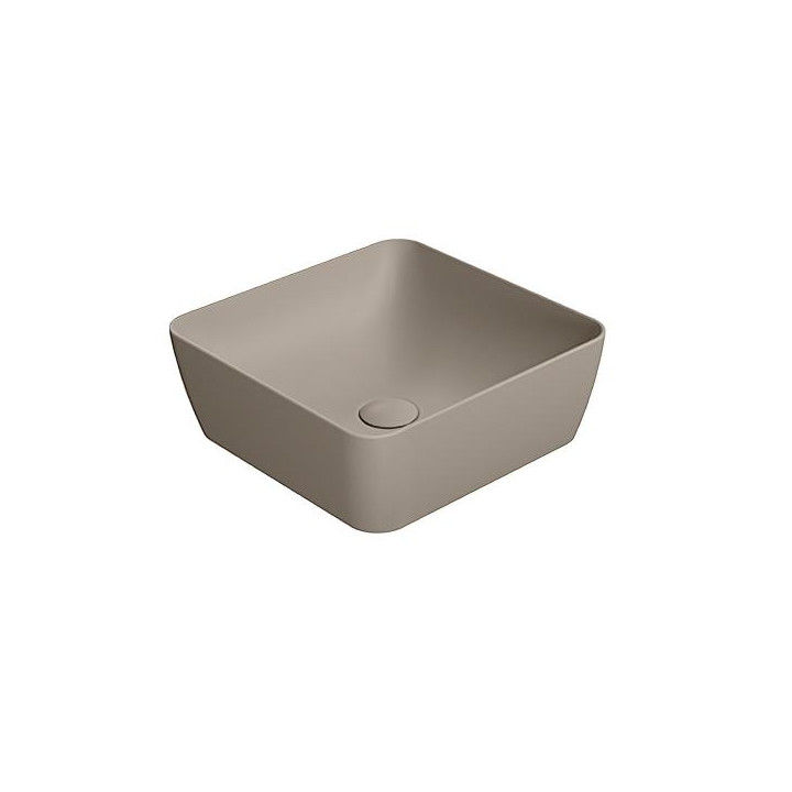 Раковина GSI Nubes 38x38 Tortora Opaco
