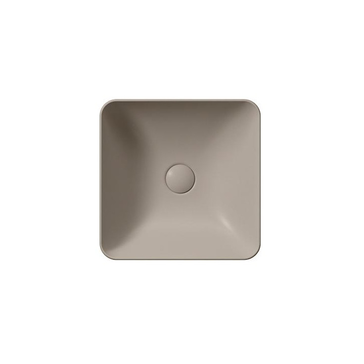 Раковина GSI Nubes 38x38 Tortora Opaco