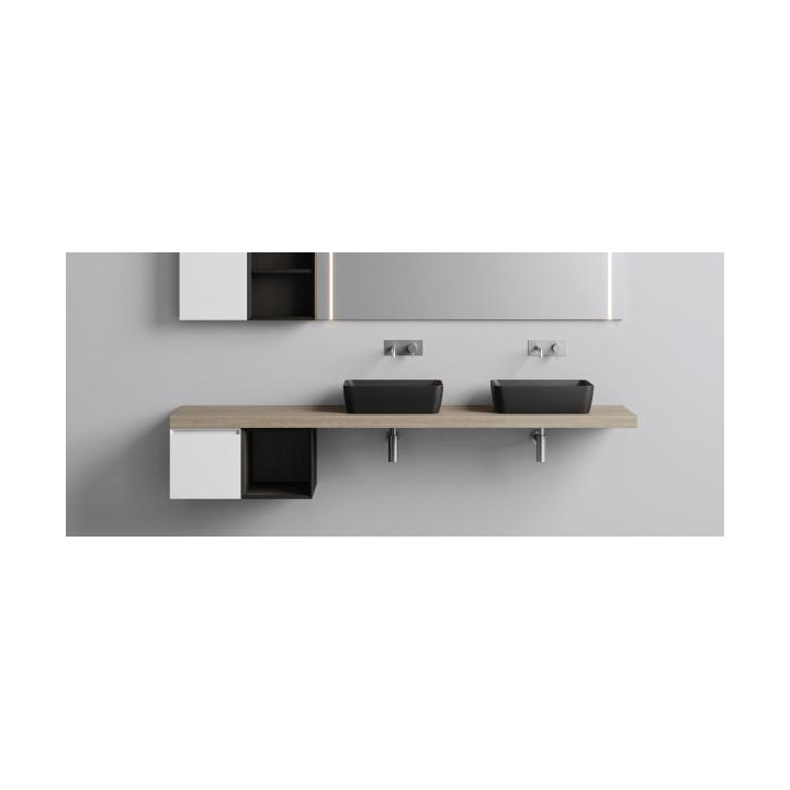 GSI Nubes Раковина 38x38 Ardesia Opaco, 903826