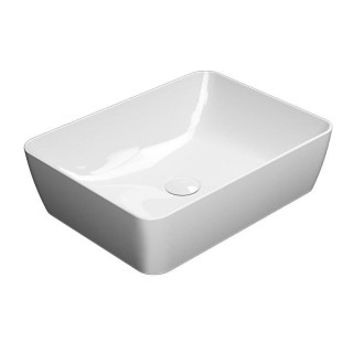 GSI Nubes Раковина прямоугольная 50x38 Bianco Lucido