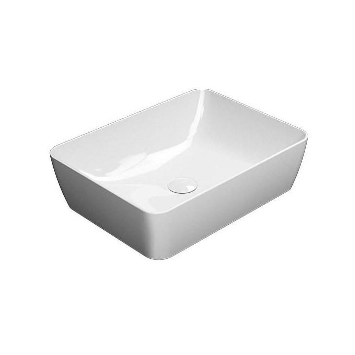 Раковина GSI Nubes 50x38 белая