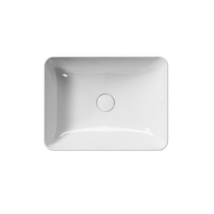 Раковина GSI Nubes 50x38 белая