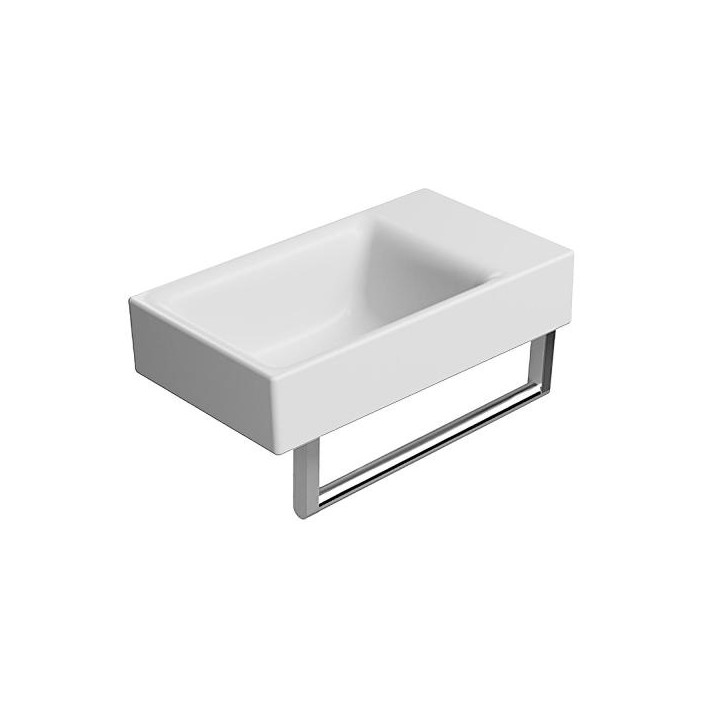 Раковина GSI Nubes 40x23 белая, 9636009