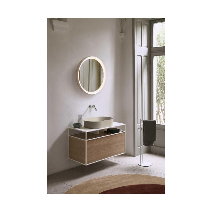 Раковина GSI Kube X 60x37 Creta Opaco