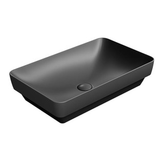 GSI Pura Раковина 60x38 черная матовая