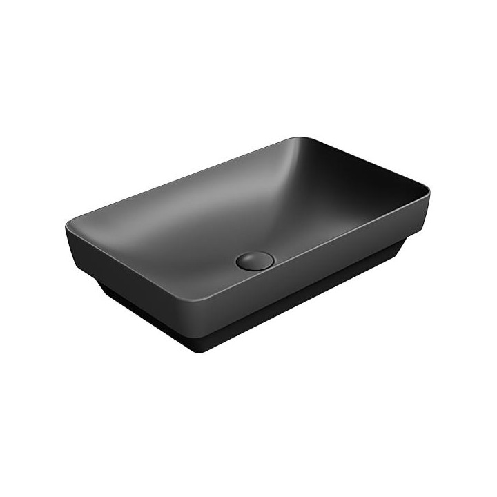 GSI Pura Раковина 60x38 черная матовая