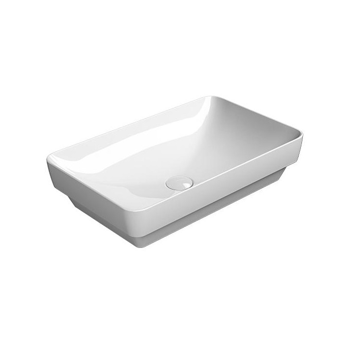 Раковина GSI Pura 60x38 см Bianco Lucido