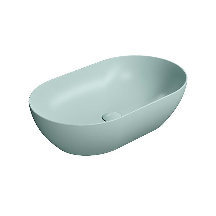 Раковина GSI Pura 60x37 Ghiaccio Opaco, 883415