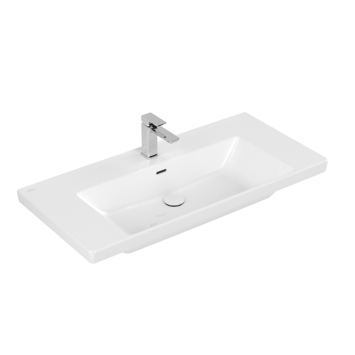 Раковина Villeroy&Boch Subway 3.0 100 см белая