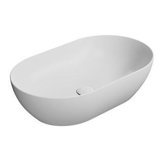 GSI Pura Раковина овальная 60x37 Bianco Opaco (белый)