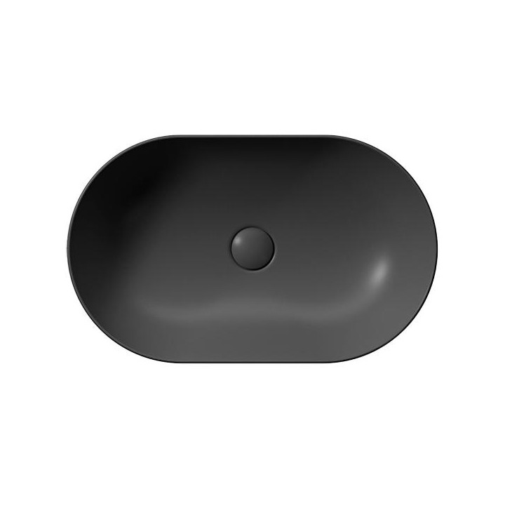 Раковина GSI Pura 60x37 черная, 883426