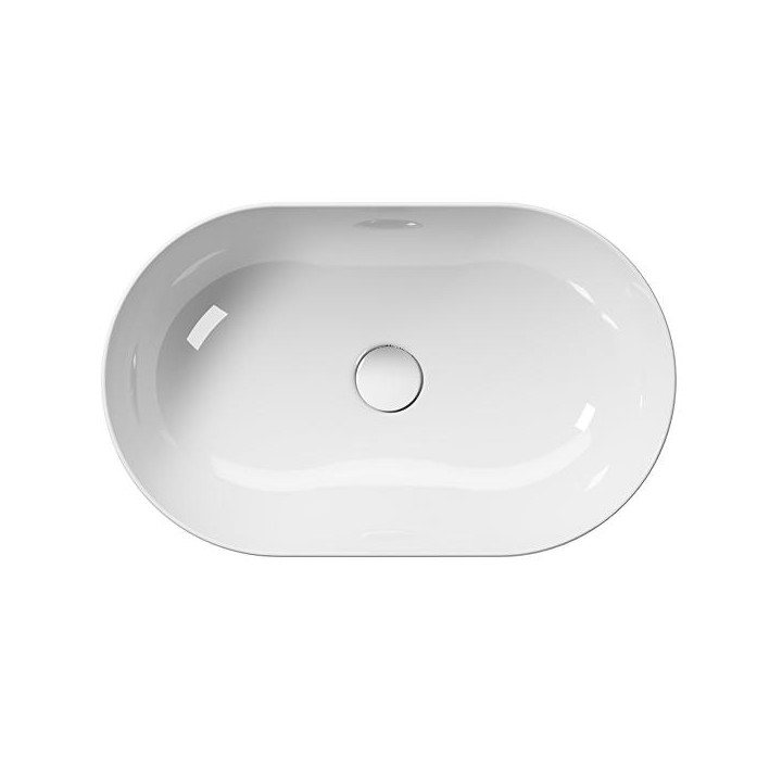 Раковина GSI Pura 60x37 см Bianco Lucido