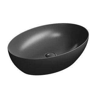 Раковина GSI Pura черная овальная, 884226