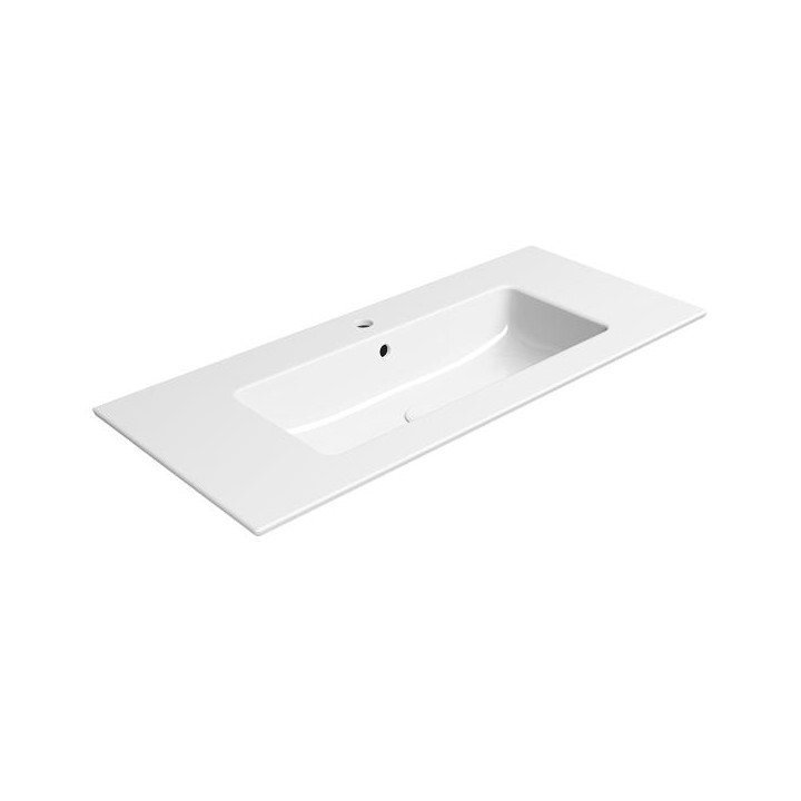 Раковина GSI Pura 102x46 Bianco Lucido