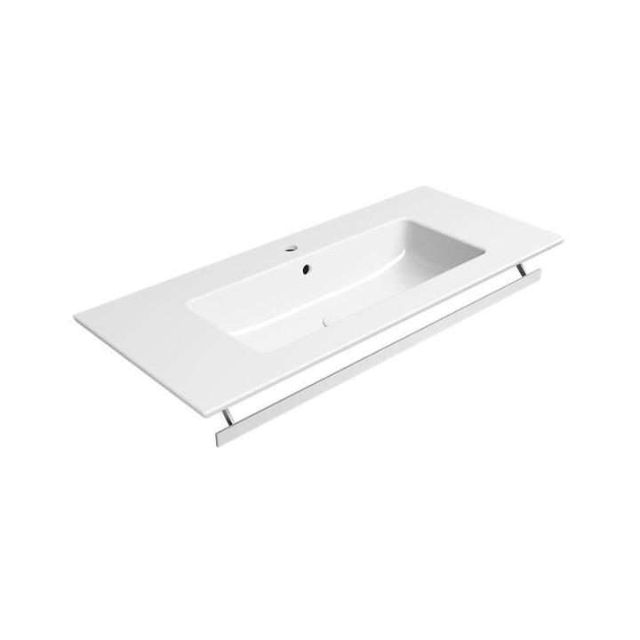 Раковина GSI Pura 102x46 Bianco Lucido