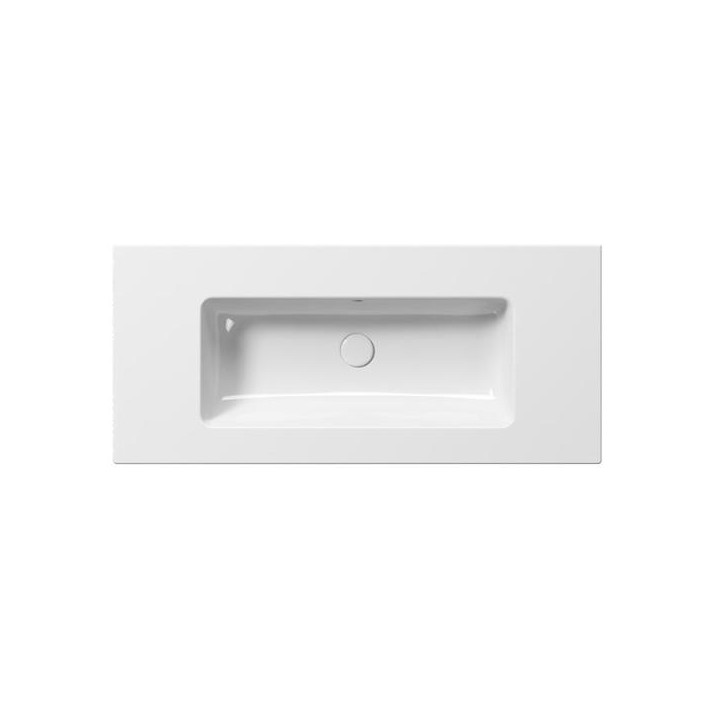 Раковина GSI Pura 102x46 Bianco Lucido