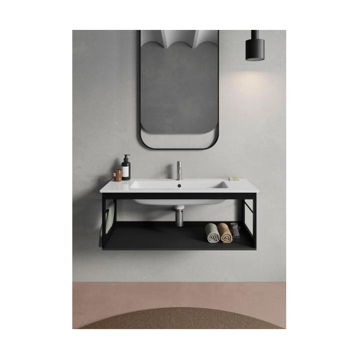 Раковина GSI Pura 102x46 Bianco Lucido