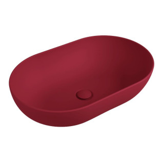 Flaminia App Раковина круглая 62x40 Rosso Rubens